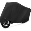 imageBike Cover Outdoor Waterproof Bicycle Covers Rain Sun UV Dust Wind Proof with Lock Hole for Mountain Road Electric Bike Electric Scooter Black