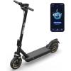 imageElectric Scooter with Dual Suspension 10quot85quot Solid Tire 500W350W Powerful Motor ampamp 1922 MPH Top Speed 28252216 Miles Long Range Folding E Scooter with Dual Braking for Teens and Adults1028MilesDual SuspensionsWide Pedal