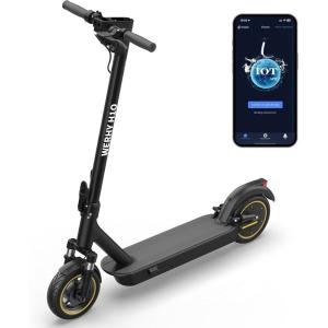 imageElectric Scooter with Dual Suspension 10quot85quot Solid Tire 500W350W Powerful Motor ampamp 1922 MPH Top Speed 28252216 Miles Long Range Folding E Scooter with Dual Braking for Teens and Adults1028MilesDual SuspensionsWide Pedal