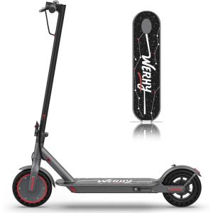 imageElectric Scooter for Kids 10 350W Motor Max 12Miles Long Range 19 MPH Max Speed 85quot Solid Tire Lightweight Foldable EScooter with Dual Braking Digital Display Cruise Control350W21MilesAdults Scooter
