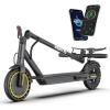 imageElectric Scooter with Dual Suspension 10quot85quot Solid Tire 500W350W Powerful Motor ampamp 1922 MPH Top Speed 28252216 Miles Long Range Folding E Scooter with Dual Braking for Teens and Adults85350W15Miles