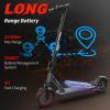 imageWERHY 1085 Electric Scooter 500350W Powerful Motor 2219MPH Top Speed 252216 Miles Long Range Folding E Scooter with Dual Braking for Teens and AdultsRedGrayWERHY