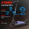imageWERHY 1085 Electric Scooter 500350W Powerful Motor 2219MPH Top Speed 252216 Miles Long Range Folding E Scooter with Dual Braking for Teens and AdultsRedBlackWERHY