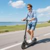 imageWERHY Electric Scooter with 8510 Solid Tire 350W500W Powerful Motor amp 1922 MPH Top Speed 1625 Miles Long Range Folding E Scooter with Dual Braking for Teens and AdultsYellowblack