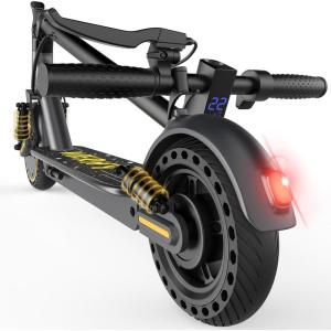 imageWERHY 8510 Inches Electric Scooter 350W500W Powerful Motor amp 1922 MPH Top Speed 1528Miles Long Range Folding E Scooter with Dual Braking for AdultsYellowWerhy