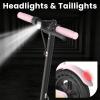 imageWERHY 85 Electric Scooter 350W Powerful Motor 19MPH Top Speed 1215 Miles Long Range Folding E Scooter with Dual BrakingPink