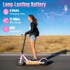 imageWERHY 85 Electric Scooter 350W Powerful Motor 19MPH Top Speed 1215 Miles Long Range Folding E Scooter with Dual BrakingPink