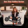 imageWERHY 85 Electric Scooter 350W Powerful Motor 19MPH Top Speed 1215 Miles Long Range Folding E Scooter with Dual BrakingRed