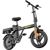 image:imageWERHY Electric Bike for Adults 500W Motor 20 MPH Max Speed Folding Ebike 14 Electric Bicycles Max 20 Miles Range Pedal Assist Mode Mini E Bikes