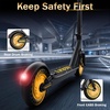 image:imageWERHY 10 Inch Electric Scooter for Adults 500W Motor 22 MPH Top Speed 2528 Miles Range Folding Commuter E Scooter with Dual BrakingYellowBlack