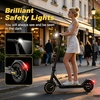 image:imageWERHY 10 Inch Electric Scooter for Adults 500W Motor 22 MPH Top Speed 2528 Miles Range Folding Commuter E Scooter with Dual BrakingYellowWhite