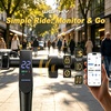 image:imageWERHY 10 Inch Electric Scooter for Adults 500W Motor 22 MPH Top Speed 2528 Miles Range Folding Commuter E Scooter with Dual BrakingYellowWhite