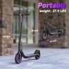 image:imageWERHY Electric Scooter 500350W Powerful Motor 2219 MPH Max Speed 2815 Miles Range Lightweight Foldable Kick Scooter with Dual Braking Systems Smart APPPurpleBlack