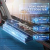 image:imageWERHY Electric Scooter 500350W Powerful Motor 2219 MPH Max Speed 2815 Miles Range Lightweight Foldable Kick Scooter with Dual Braking Systems Smart APPRed