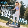 image:imageWERHY Electric Scooter 500350W Powerful Motor 2219 MPH Max Speed 2815 Miles Range Lightweight Foldable Kick Scooter with Dual Braking Systems Smart APPYellowgray