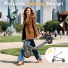 image:imageWERHY Electric Scooter 500350W Powerful Motor 2219 MPH Max Speed 2815 Miles Range Lightweight Foldable Kick Scooter with Dual Braking Systems Smart APPOrange