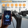 image:imageWERHY Electric Scooter 500350W Powerful Motor 2219 MPH Max Speed 2815 Miles Range Lightweight Foldable Kick Scooter with Dual Braking Systems Smart APPBlackRedWERHY