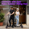 image:imageWERHY Electric Scooter 500350W Powerful Motor 2219 MPH Max Speed 2815 Miles Range Lightweight Foldable Kick Scooter with Dual Braking Systems Smart APPPurpleBlack