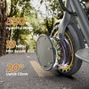 image:imageWERHY Electric Scooter with 8510 Solid Tire 350W500W Powerful Motor amp 1922 MPH Top Speed 1625 Miles Range Folding E Scooter with Dual Braking for Teens and AdultsYellow Black