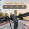 image:imageWERHY Electric Scooter with 8510 Solid Tire 350W500W Powerful Motor amp 1922 MPH Top Speed 1625 Miles Range Folding E Scooter with Dual Braking for Teens and AdultsYellow Black
