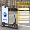 image:imageWERHY Electric Scooter with 8510 Solid Tire 350W500W Powerful Motor amp 1922 MPH Top Speed 1625 Miles Range Folding E Scooter with Dual Braking for Teens and AdultsBlack Yellow