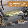 image:imageWERHY Electric Scooter with 8510 Solid Tire 350W500W Powerful Motor amp 1922 MPH Top Speed 1625 Miles Range Folding E Scooter with Dual Braking for Teens and AdultsYellow Black