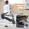 image:imageWERHY Electric Scooter with 8510 Solid Tire 350W500W Powerful Motor amp 1922 MPH Top Speed 1625 Miles Range Folding E Scooter with Dual Braking for Teens and AdultsYellow Black