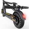image:imageWERHY 10 Inch Electric Scooter for Adults 500W Motor 22 MPH Top Speed 2528 Miles Range Folding Commuter E Scooter with Dual BrakingYellowBlack