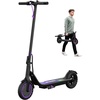 image:imageWERHY Electric Scooter 500350W Powerful Motor 2219 MPH Max Speed 2815 Miles Range Lightweight Foldable Kick Scooter with Dual Braking Systems Smart APPPurpleBlack