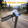 image:imageElectric Scooter 500W350W Motor amp 1085 Solid Tires Up to 19 MPH amp 282515 Miles Range Foldable Commuter E Scooter for Adults amp Teens with Dual Brake System APPBlack Yellow