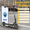 image:imageElectric Scooter 500W350W Motor amp 1085 Solid Tires Up to 19 MPH amp 282515 Miles Range Foldable Commuter E Scooter for Adults amp Teens with Dual Brake System APPBlack Yellow