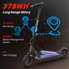 image:imageElectric Scooter 500W350W Motor amp 1085 Solid Tires Up to 19 MPH amp 282515 Miles Range Foldable Commuter E Scooter for Adults amp Teens with Dual Brake System APPRed