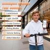 image:imageElectric Scooter for Kids Aged 610 350W Motor 19 Mph Speed amp 15 Miles Range 85 Solid Tires Lightweight Foldable Scooter with Dual Braking System Max Load 265LBSBlackOrange