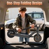 image:imageElectric Scooter for Kids Aged 610 350W Motor 19 Mph Speed amp 15 Miles Range 85 Solid Tires Lightweight Foldable Scooter with Dual Braking System Max Load 265LBSBlackOrange