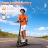 image:imageElectric Scooter for Kids Aged 610 350W Motor 19 Mph Speed amp 15 Miles Range 85 Solid Tires Lightweight Foldable Scooter with Dual Braking System Max Load 265LBSBlackOrange