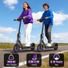 image:imageElectric Scooter for Kids Aged 610 350W Motor 19 Mph Speed amp 15 Miles Range 85 Solid Tires Lightweight Foldable Scooter with Dual Braking System Max Load 265LBSPurple