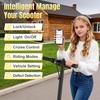 image:imageElectric Scooter for Kids Aged 610 350W Motor 19 Mph Speed amp 15 Miles Range 85 Solid Tires Lightweight Foldable Scooter with Dual Braking System Max Load 265LBSBlack Yellow