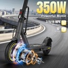 image:imageElectric Scooter for Kids Aged 610 350W Motor 19 Mph Speed amp 15 Miles Range 85 Solid Tires Lightweight Foldable Scooter with Dual Braking System Max Load 265LBSBlack Yellow