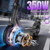 image:imageElectric Scooter for Kids Aged 610 350W Motor 19 Mph Speed amp 15 Miles Range 85 Solid Tires Lightweight Foldable Scooter with Dual Braking System Max Load 265LBSPurple