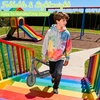 image:imageElectric Scooter for Kids Aged 610 350W Motor 19 Mph Speed amp 15 Miles Range 85 Solid Tires Lightweight Foldable Scooter with Dual Braking System Max Load 265LBSGray Green