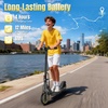 image:imageElectric Scooter for Kids Aged 610 350W Motor 19 Mph Speed amp 15 Miles Range 85 Solid Tires Lightweight Foldable Scooter with Dual Braking System Max Load 265LBSBlack Yellow