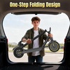 image:imageElectric Scooter for Kids Aged 610 350W Motor 19 Mph Speed amp 15 Miles Range 85 Solid Tires Lightweight Foldable Scooter with Dual Braking System Max Load 265LBSBlack Yellow