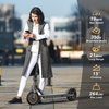 image:imageWERHY Electric Scooter 500W350W Powerful Motor amp 19MPH Top Speed 162527 Miles Range Folding E Scooter with Dual Braking for Teens and AdultsBlack Orange