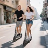 image:imageWERHY Electric Scooter 500W350W Powerful Motor amp 19MPH Top Speed 162527 Miles Range Folding E Scooter with Dual Braking for Teens and AdultsBlack Orange
