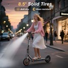 image:imageWERHY Electric Scooter 500W350W Powerful Motor amp 19MPH Top Speed 162527 Miles Range Folding E Scooter with Dual Braking for Teens and AdultsBlack Orange