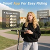 image:imageWERHY Electric Scooter 500W350W Powerful Motor amp 19MPH Top Speed 162527 Miles Range Folding E Scooter with Dual Braking for Teens and AdultsBlack Orange