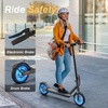 image:imageWERHY Electric Scooter 500W350W Powerful Motor amp 19MPH Top Speed 162527 Miles Range Folding E Scooter with Dual Braking for Teens and AdultsBlack Orange