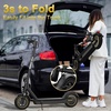 image:imageWERHY Electric Scooter 500W350W Powerful Motor amp 19MPH Top Speed 162527 Miles Range Folding E Scooter with Dual Braking for Teens and AdultsGolden Yellow