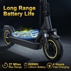 image:imageWERHY Electric Scooter 500W350W Powerful Motor amp 19MPH Top Speed 162527 Miles Range Folding E Scooter with Dual Braking for Teens and AdultsGolden Yellow