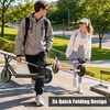 image:imageWERHY Electric Scooter 500W350W Powerful Motor amp 19MPH Top Speed 162527 Miles Range Folding E Scooter with Dual Braking for Teens and AdultsGray Green